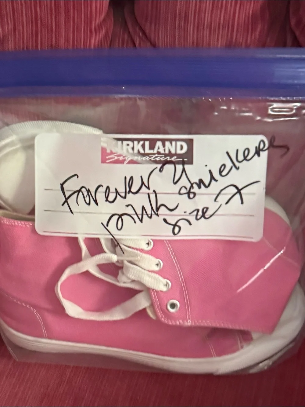 Forever 21 Women's Pink High-Top Canvas Sneakers